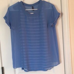 🎉 SALE NYDJ Striped Top in Sky Blue